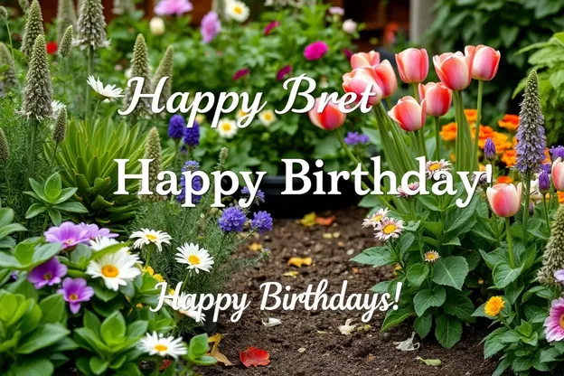 Happy Birthday Garden Images Collection