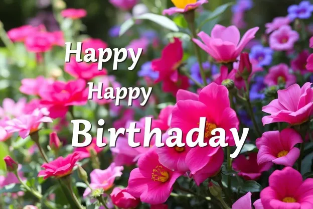 Happy Birthday Garden Images to Share