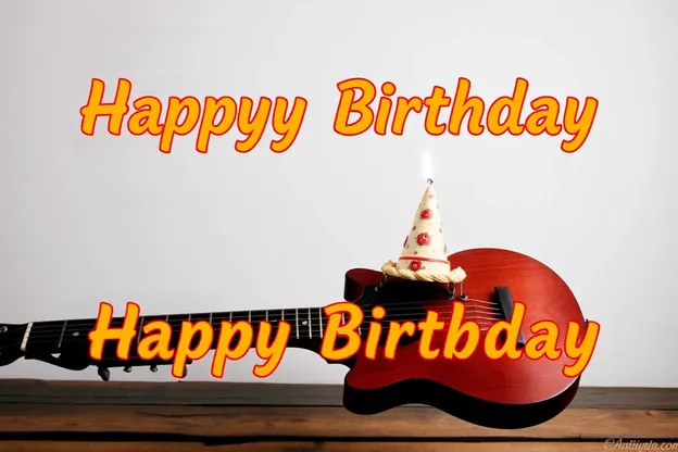 Happy Birthday Guitar Images for Guitar Players