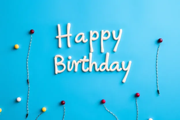 Happy Birthday Images in Vibrant Blue Colors