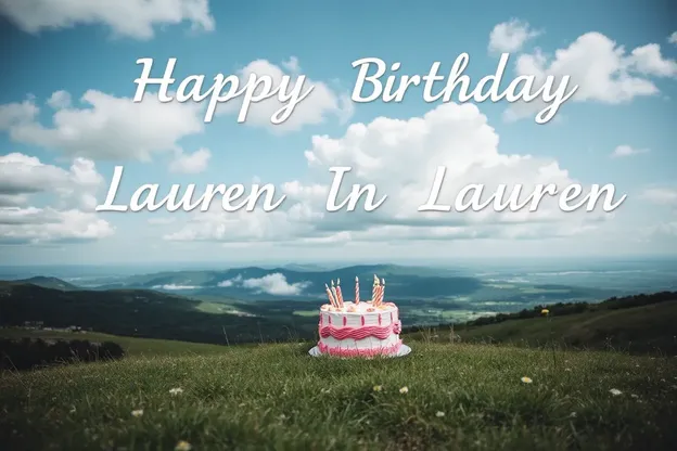 Happy Birthday Lauren Images Beautiful Moments Captured