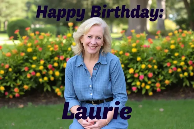 Happy Birthday Laurie Images Beautiful Memories to Cherish