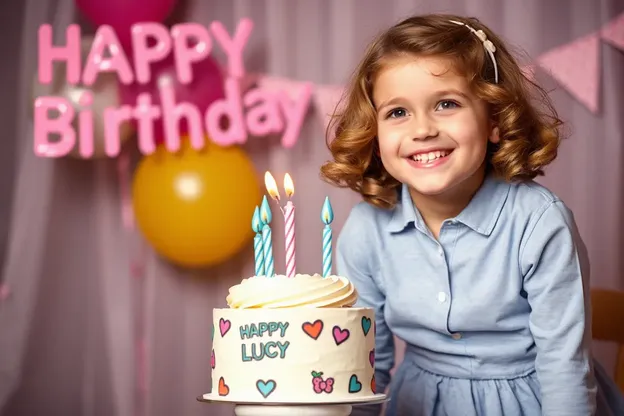 Happy Birthday Lucy Images with Joyful Occasion