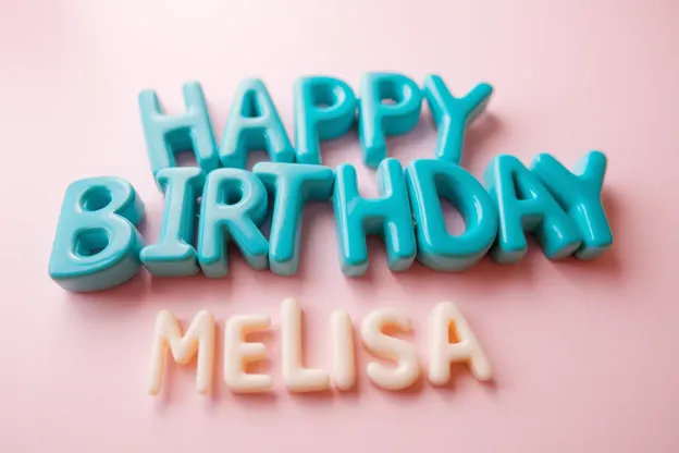 Happy Birthday Melissa Images for Birthday Party