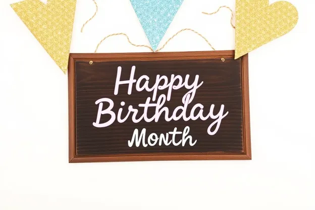 Happy Birthday Month Images for Celebration