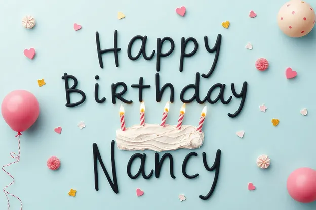 Happy Birthday Nancy Image Filled with Laughter