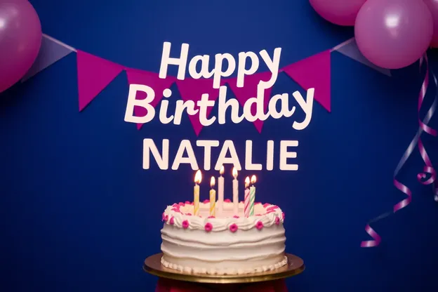 Happy Birthday Natalie Images for Friends