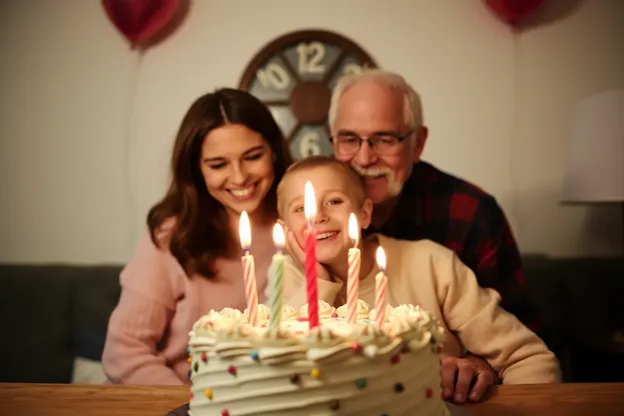 Happy Birthday Papa Photo Captures Joyful Moments