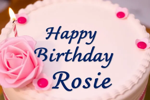 Happy Birthday Rosie Images for Sister and Friend