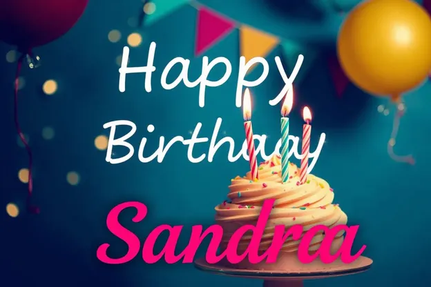 Happy Birthday Sandra Images with Happy Memories