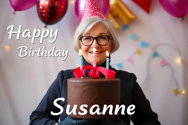 Happy Birthday Susanne with Beautiful Image Designs