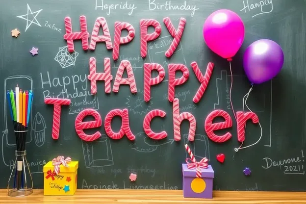 Happy Birthday Teacher Images to Brighten Up