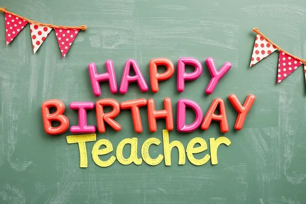 Happy Birthday Teacher Images with Colorful Designs