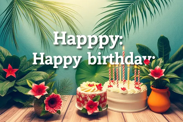 Happy Birthday Tropical Island Images