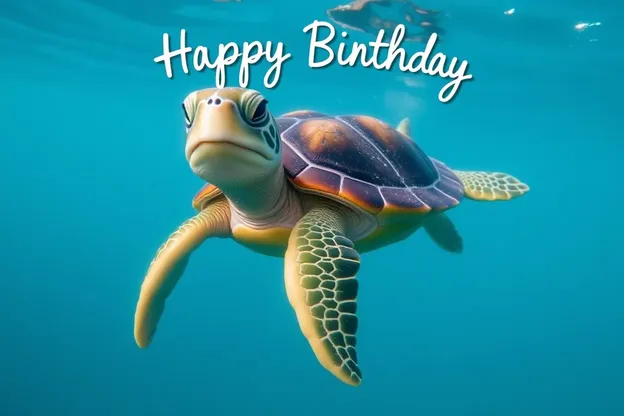 Happy Birthday Turtle Images with Funny Hats