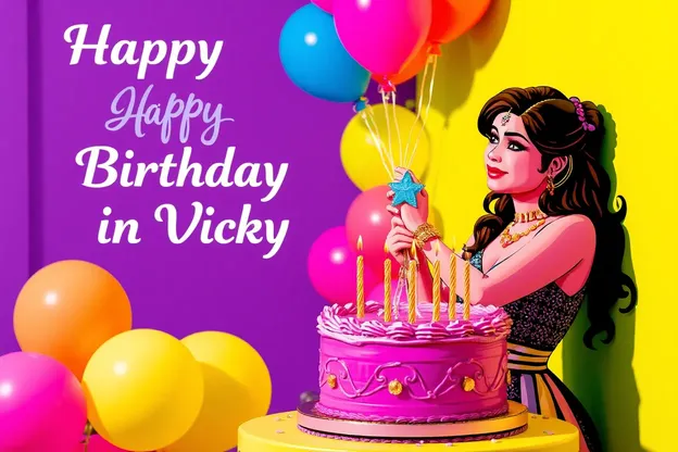 Happy Birthday Vicky Images for Celebration