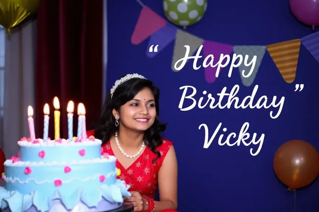 Happy Birthday Vicky Images for Friend's Party