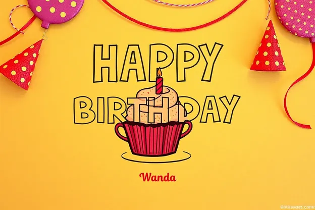 Happy Birthday Wanda Images Joyful Celebration Time