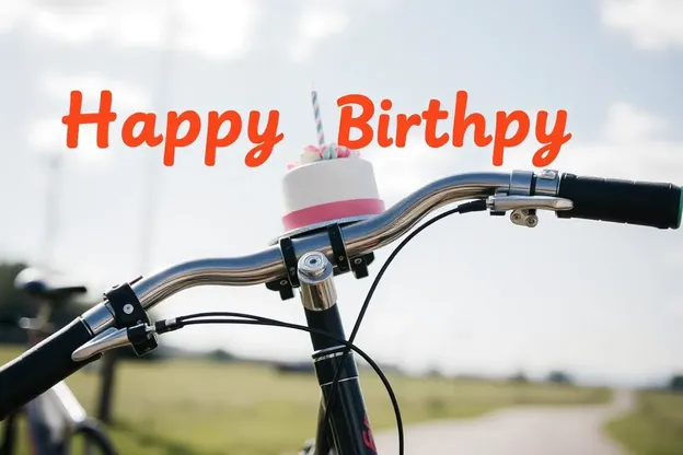 Happy Birthday Wishes with Bicycle Images Free