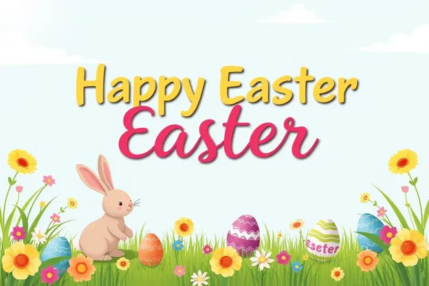 Happy Easter Images Animated with Funny Bunny Characters