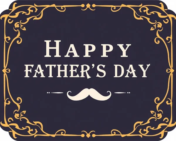 Happy Fathers Day Images PNG Card Greetings