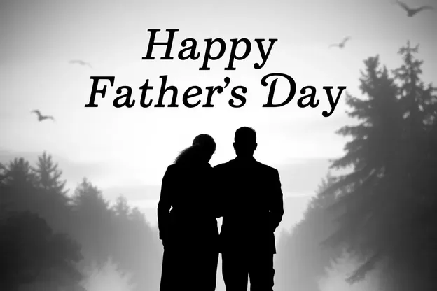 Happy Fathers Day with Black Image Collection