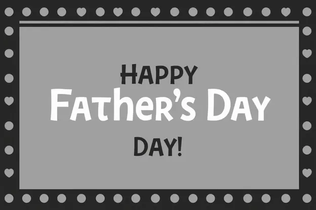 Happy Fathers Day with Black Image Quotes