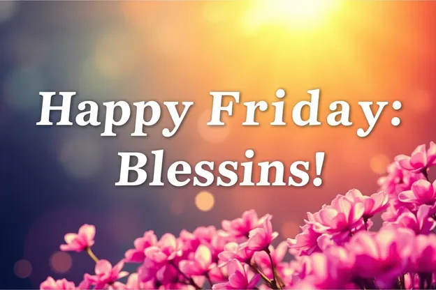 Happy Friday Blessings Images for a Beautiful Morning