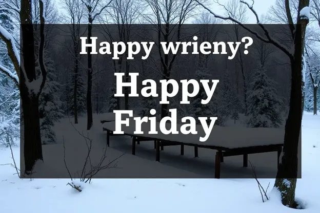 Happy Friday Winter Images to Brighten