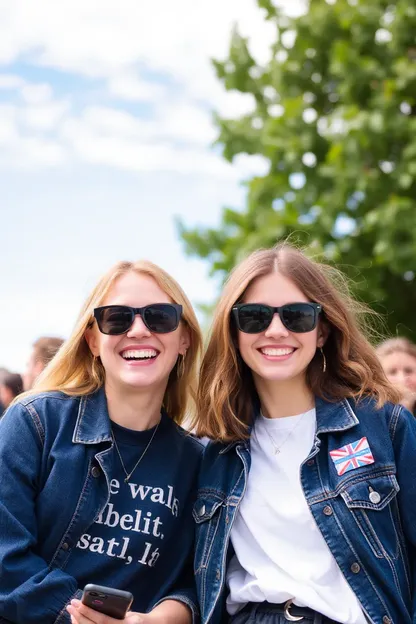 Happy Girls Enjoying Life Together Forever