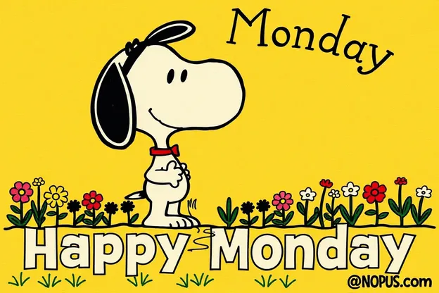 Happy Monday Snoopy Images for a Lovely Day