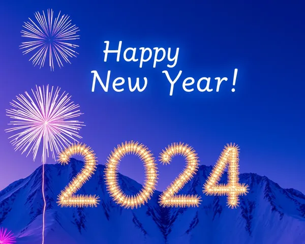 Happy New Year 2024 PNG File Found