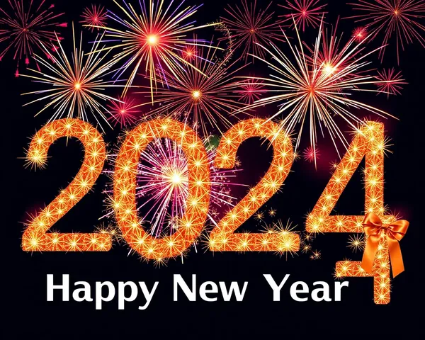 Happy New Year 2024 PNG File Repeat