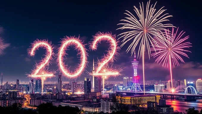 Happy New Year 2025 Background Image