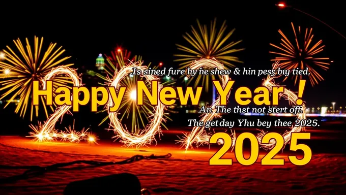 Happy New Year 2025 Wishes and Best Regards