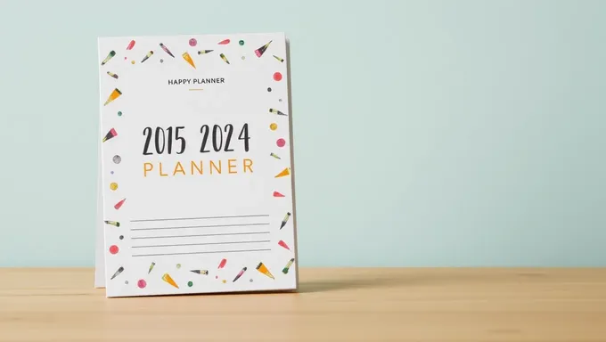 Happy Planner 2024 and 2025 Goal Setting