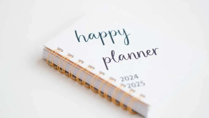 Happy Planner 2024/2025 for a Bright Future