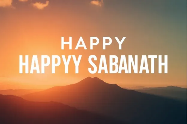 Happy Sabbath Image Inspires Hope and Happiness