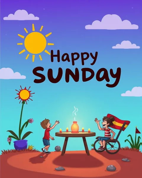 Happy Sunday Cartoon Images for a Lively Sunday