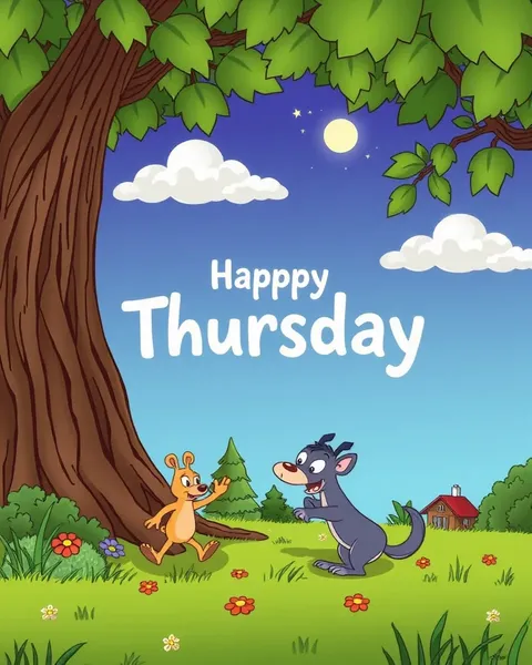 Happy Thursday Cartoon Images Online