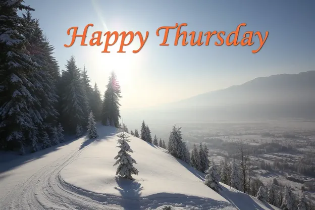 Happy Thursday Winter Images for Joyful Day