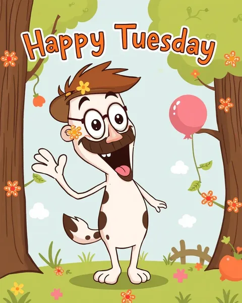 Happy Tuesday Cartoon Images for All to See