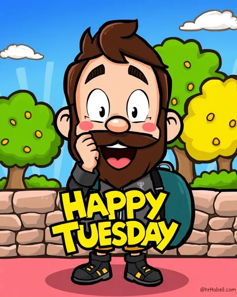 Happy Tuesday Cartoon Images for Your Enjoyment