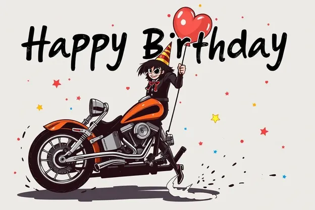 Harley's Birthday Photo Image Collection