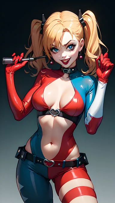 Harley Quinn's Seductive Wiles in Hentai Form