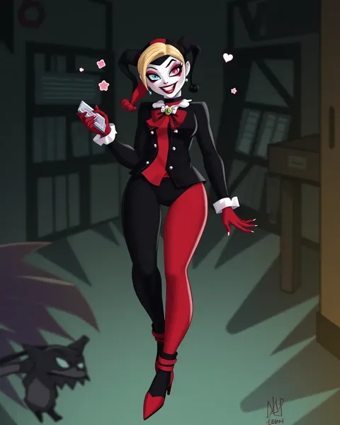 Harley Quinn Cartoon Images for Character Development