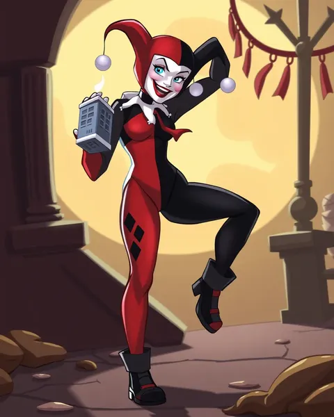 Harley Quinn Cartoon Images in DC Comics Universe