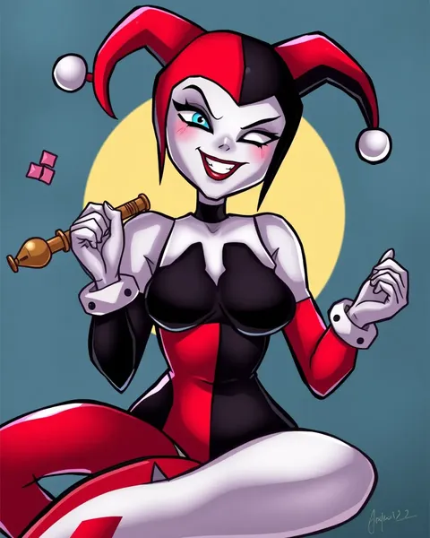 Harley Quinn Cartoon Images with Harley Quinn Quotes