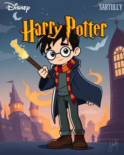 Harry Potter Cartoon Images for Fantasy Lovers