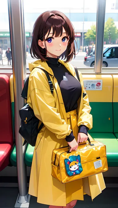 Haruka Sawamura's Subway Hentai Adventure Unfolds